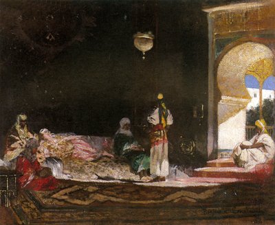 Haremsszene von Jean Joseph Benjamin Constant